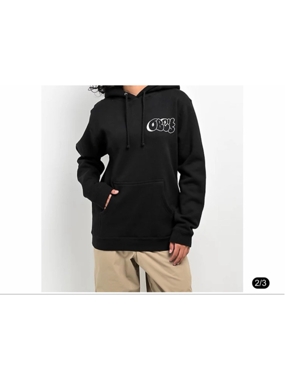 Obey Graffiti 2 black hoodie women’s size XL
